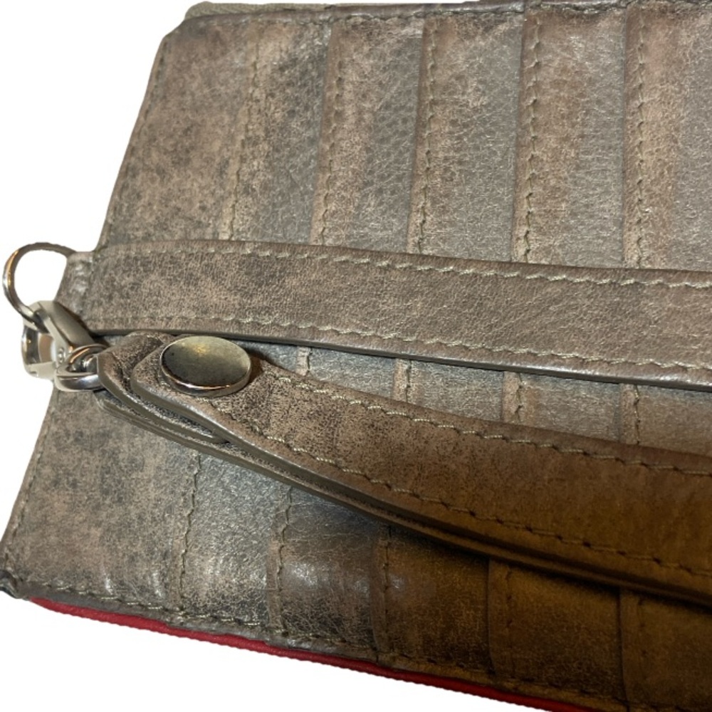 Hammitt Metallic Gray Leather Wallet - Picture 3 of 6